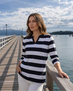 Streifen-Sweatshirt in Navy & Weiß – Zeitlos, bequem & vielseitig