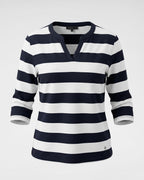 Streifen-Sweatshirt in Navy & Weiß – Zeitlos, bequem & vielseitig