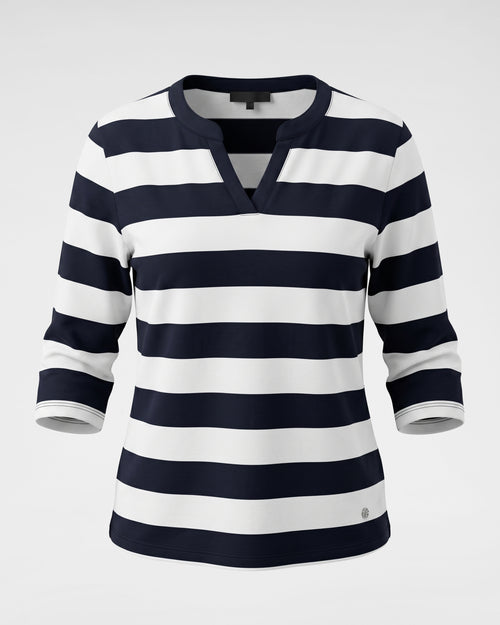 Streifen-Sweatshirt in Navy & Weiß – Zeitlos, bequem & vielseitig