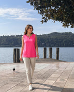 Top – Ärmelloses Sommer Shirt mit elegantem Ausschnitt, leicht & vielseitig kombinierbar