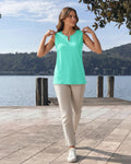 Top – Ärmelloses Sommer Shirt mit elegantem Ausschnitt, leicht & vielseitig kombinierbar
