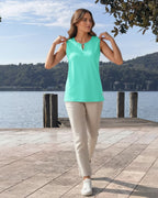 Top – Ärmelloses Sommer Shirt mit elegantem Ausschnitt, leicht & vielseitig kombinierbar