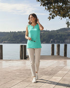 Top – Ärmelloses Sommer Shirt mit elegantem Ausschnitt, leicht & vielseitig kombinierbar