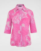 3/4 Arm Ausbrennerbluse – Leichte Damenbluse