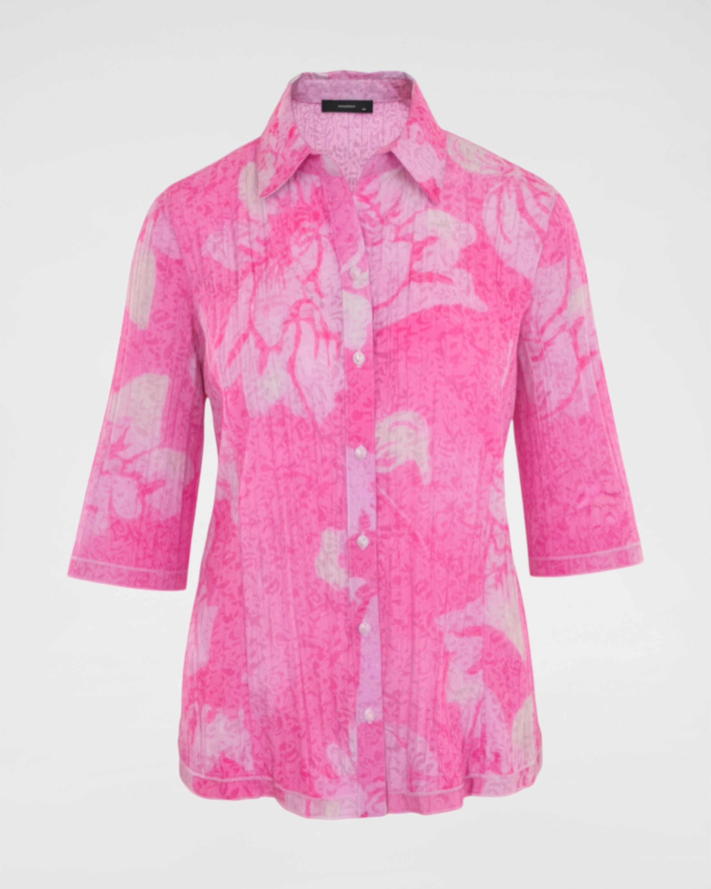 3/4 Arm Ausbrennerbluse – Leichte Damenbluse