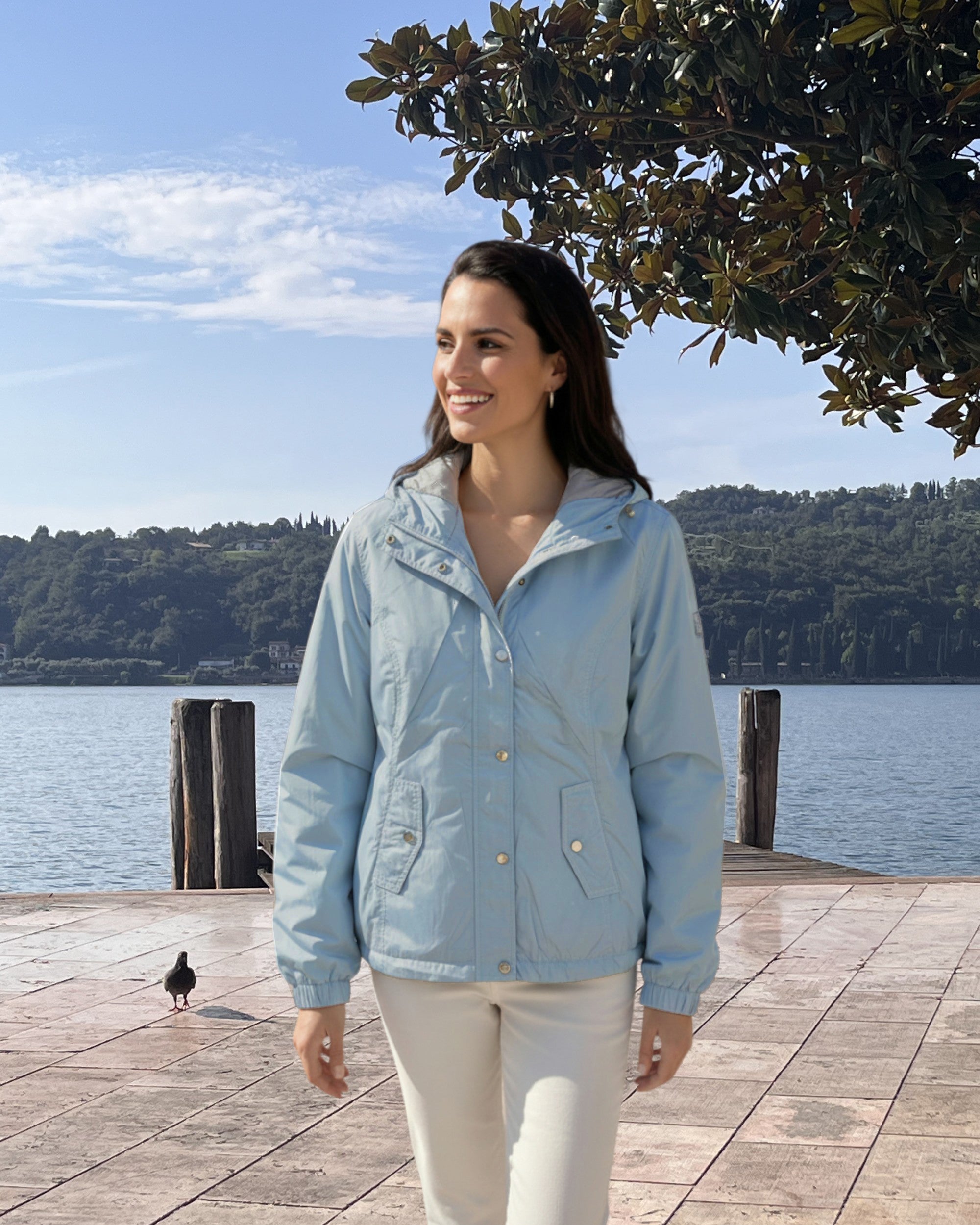 Damen Jacke mit abnehmbarer Kapuze – Funktional, stilvoll & alltagstauglich