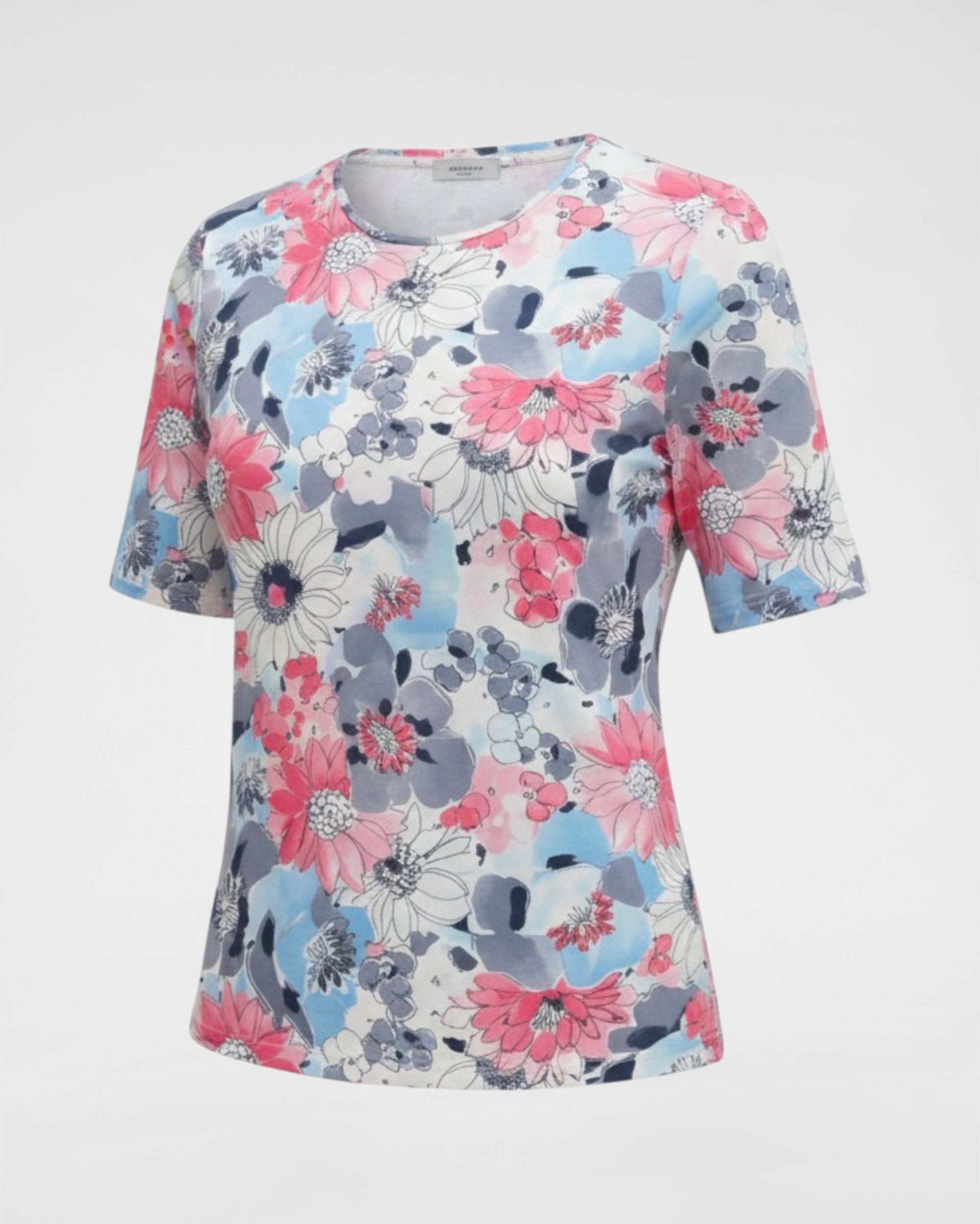 Shirt mit Blumendruck – Elegant & Feminin