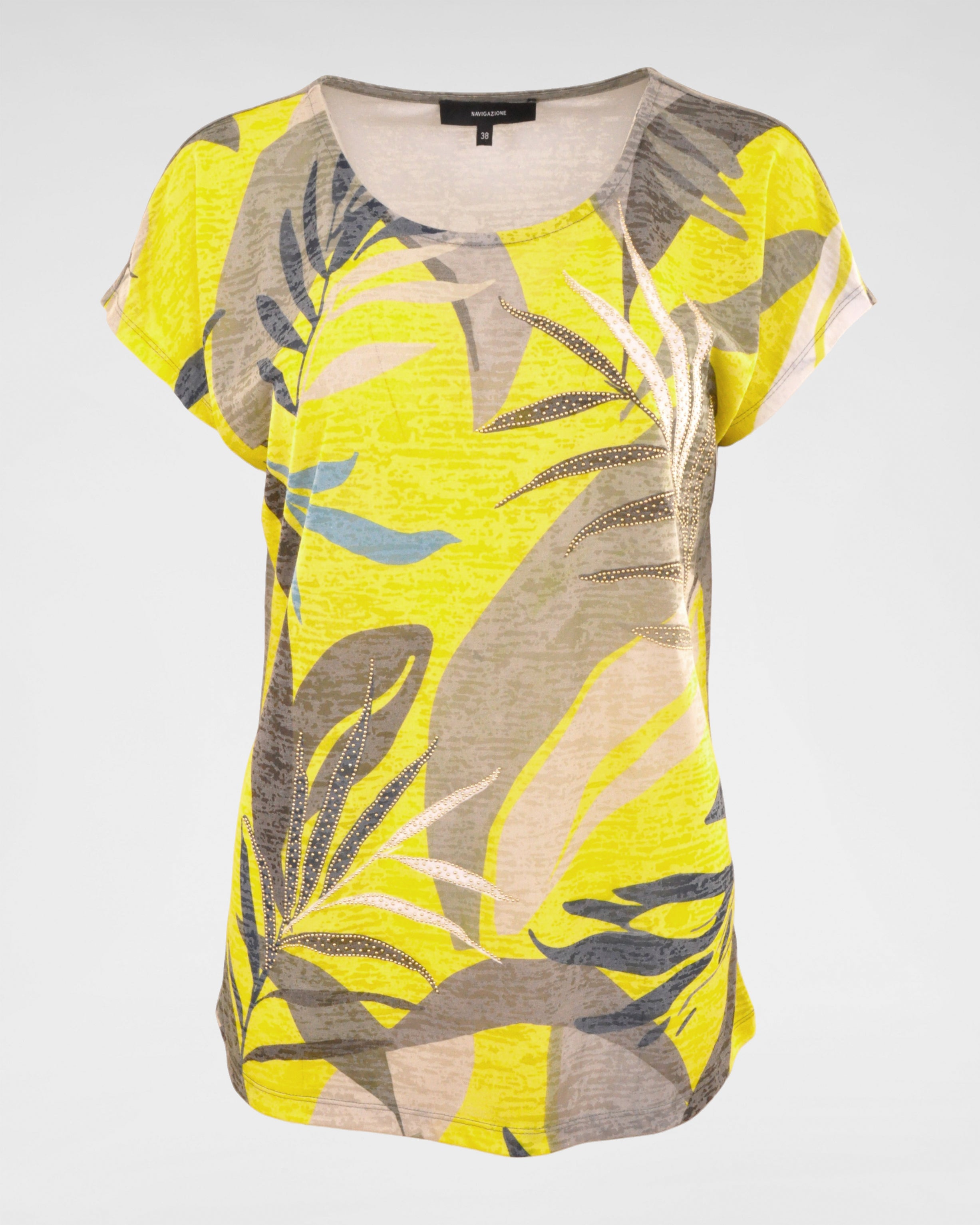 Shirt T-Sleeves – Sommerliches Statement mit tropischem Print