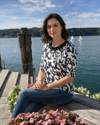 Shirt 1/2-Arm mit Glitzer-Detail