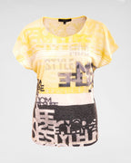 Ausbrenner-Shirt mit überschnittener Schulter – Lässiger Style trifft Komfort