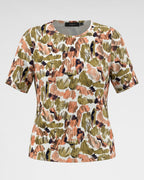 Shirt Rundhals mit verlängertem Halbarm