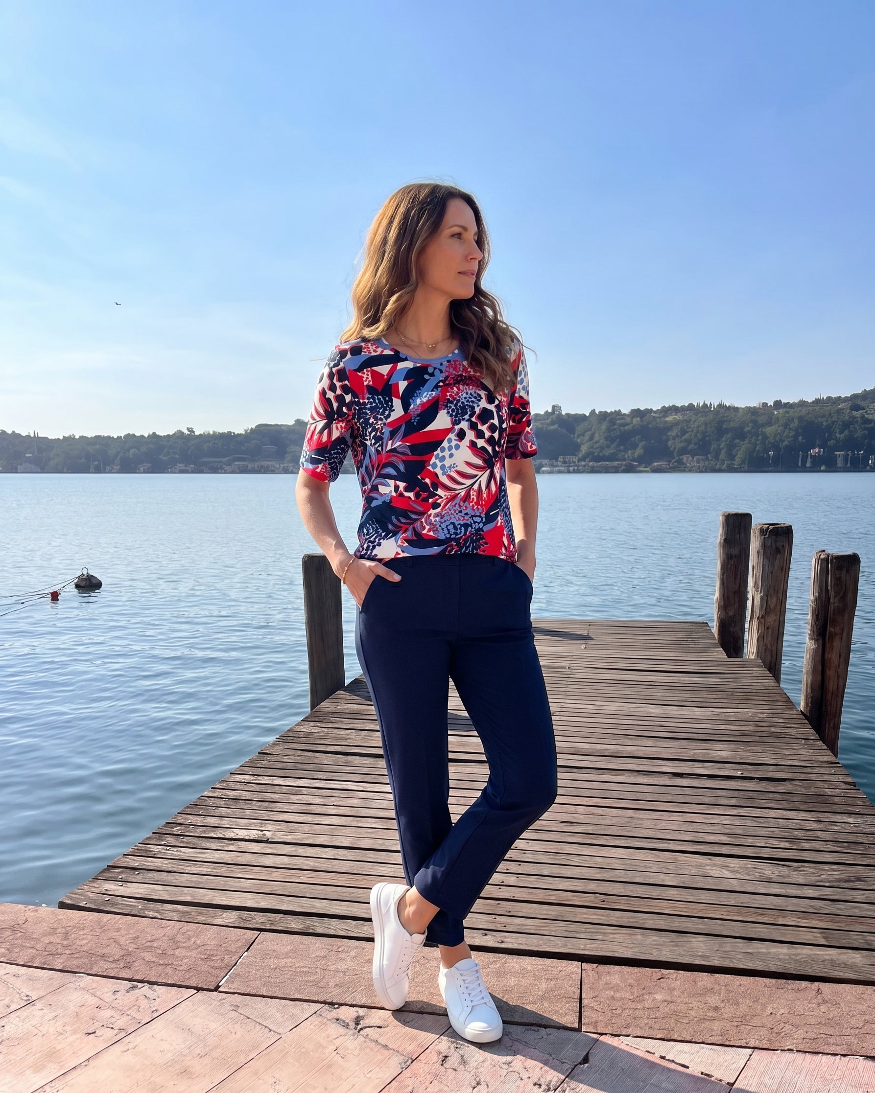 Shirt mit floralem Allover-Print – Modern, bequem & stilvoll