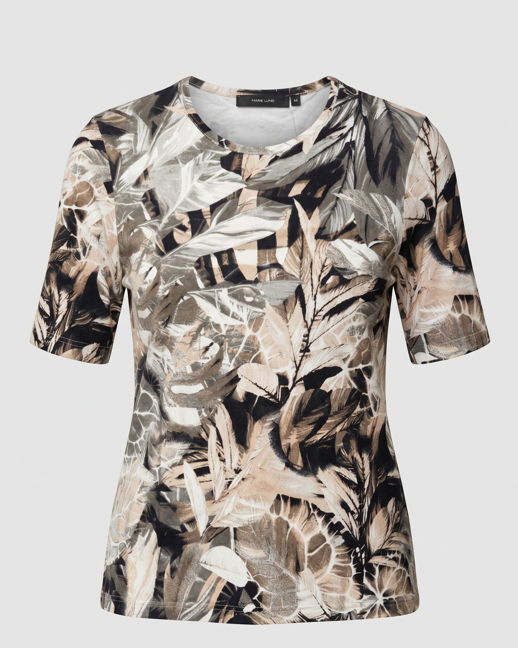 Shirt mit modernem Blätter-Print – stilvoll & bequem