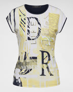 Shirt mit überschnittener Schulter im Print-Mix – Dein neues Key-Piece