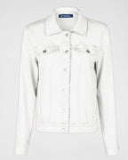 Jeansjacke – Garment Dyed mit praktischen Taschen