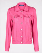 Jeansjacke – Garment Dyed mit praktischen Taschen