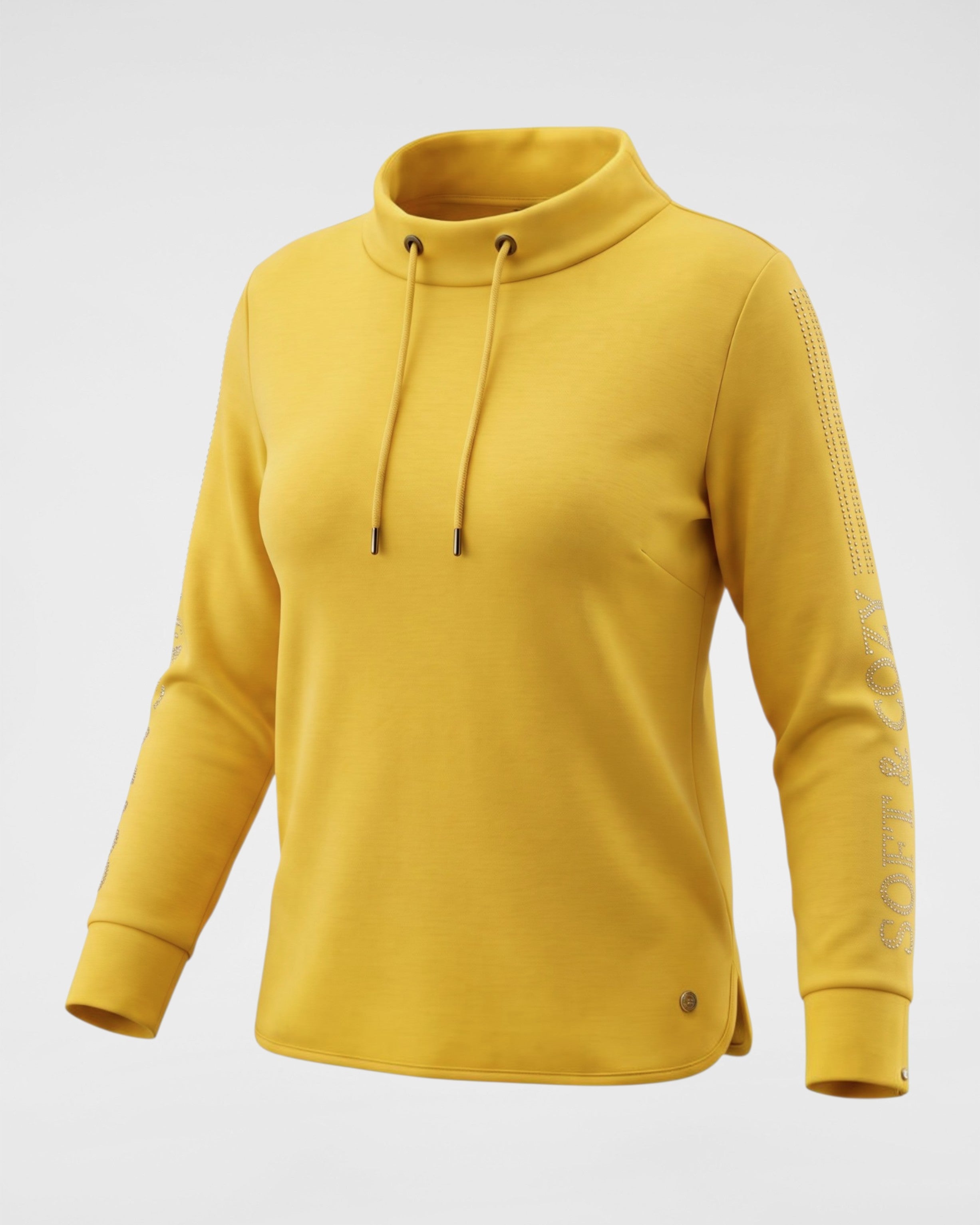 Sweatshirt mit aufwendigem Strassschmuck