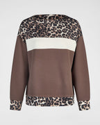 Sweatshirt im Animal-Look