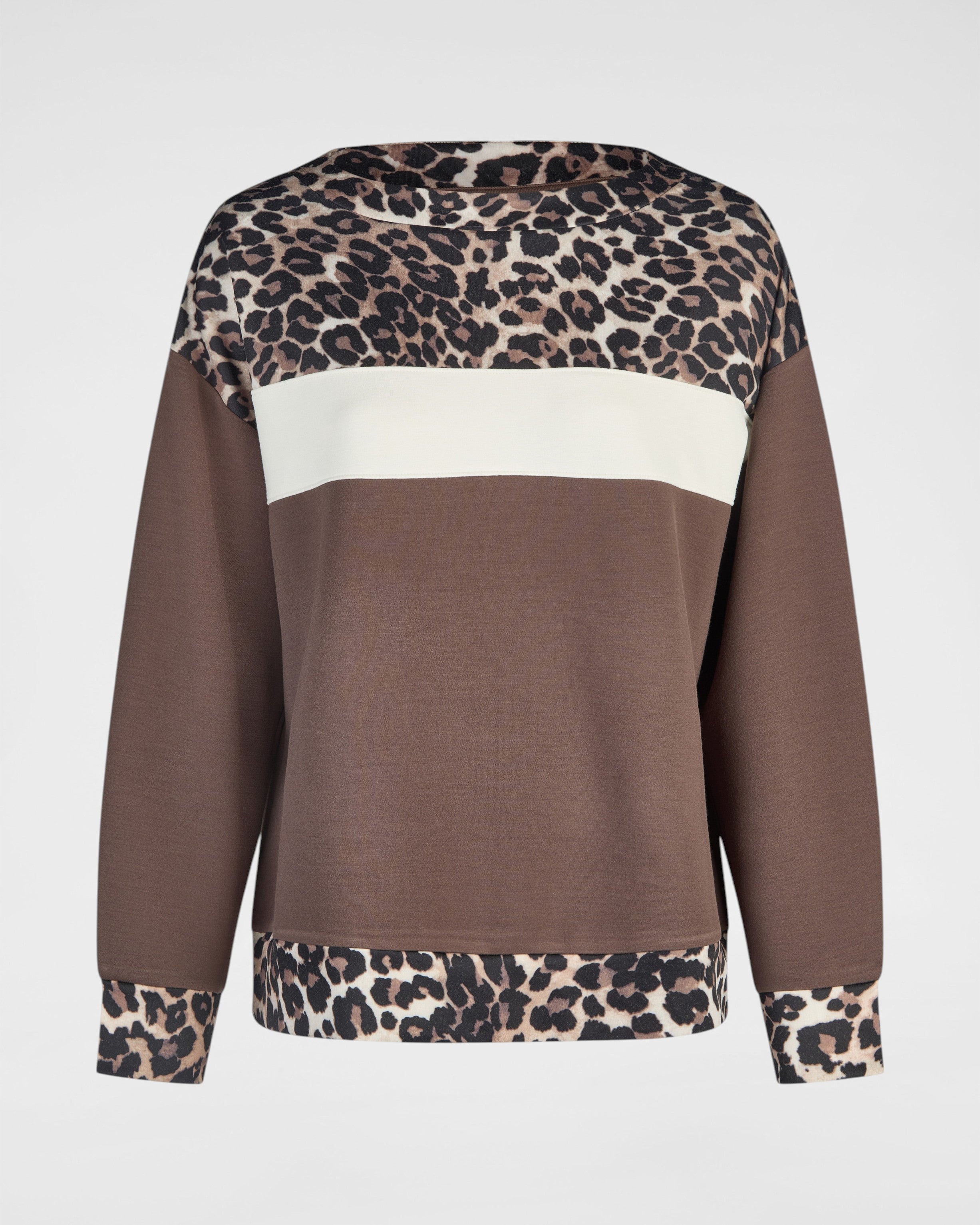Sweatshirt im Animal-Look