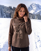 Sweatshirt mit modernem Print