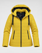 Steppjacke mit abnehmbarer Kapuze