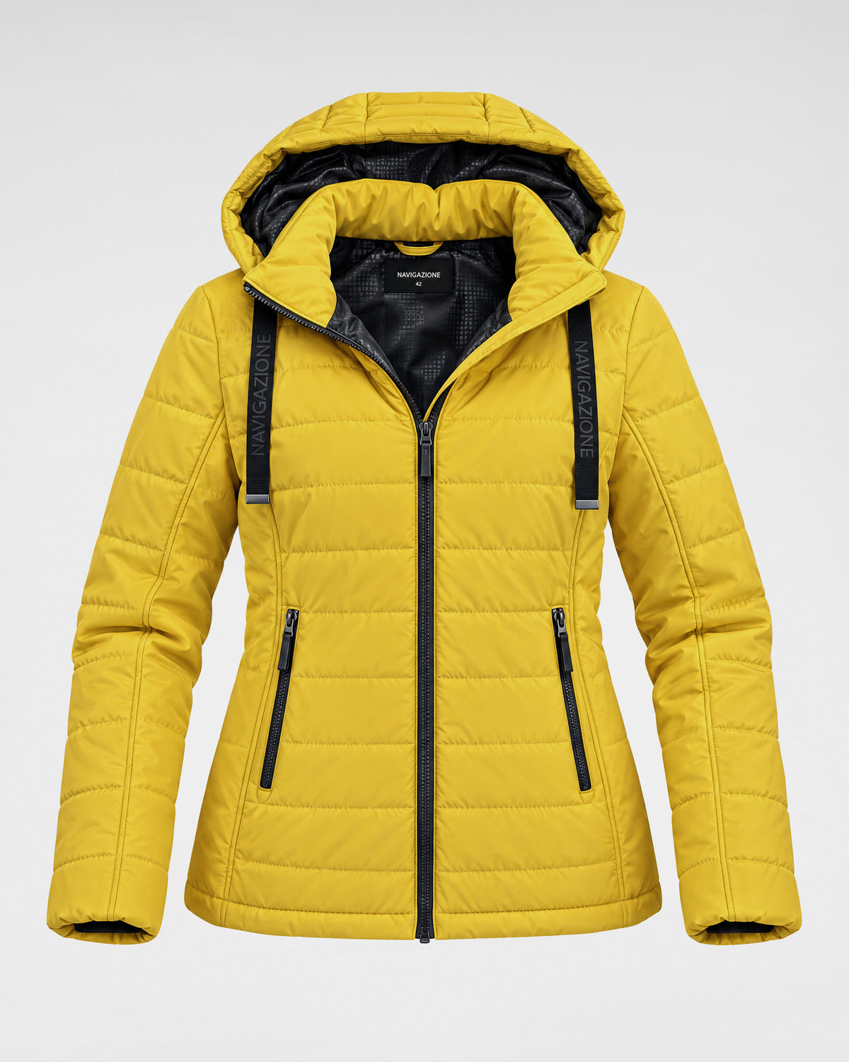 Steppjacke mit abnehmbarer Kapuze