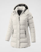 Steppjacke in Crema – Stilvoll, Warm & Wetterfest