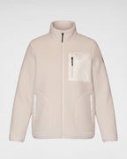 Jacke aus veganem Pelz offwhite