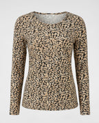 Langarmshirt mit Allovermuster