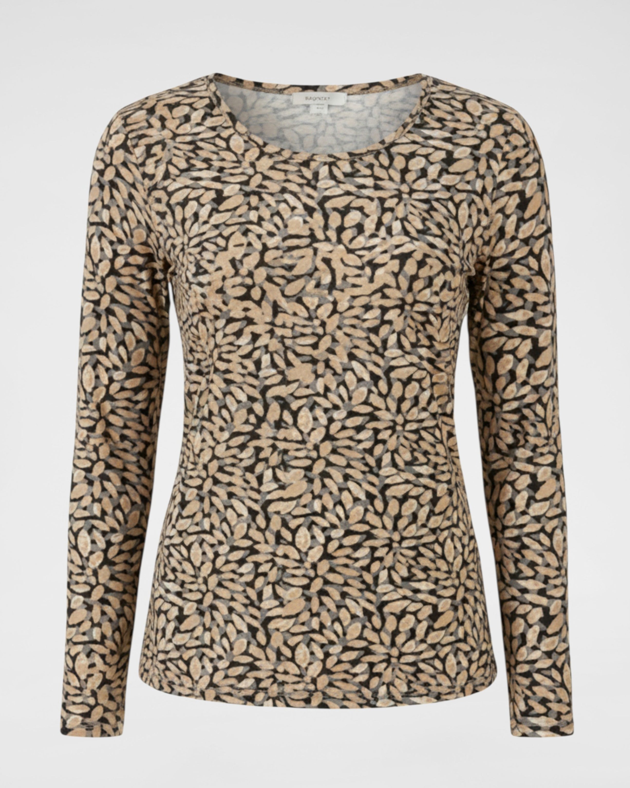 Langarmshirt mit Allovermuster