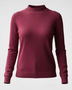 BAMBOO Pullover mit Stehkragen