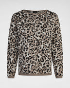 Pullover im Leo-Look