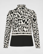 Pullover mit Leo-Print