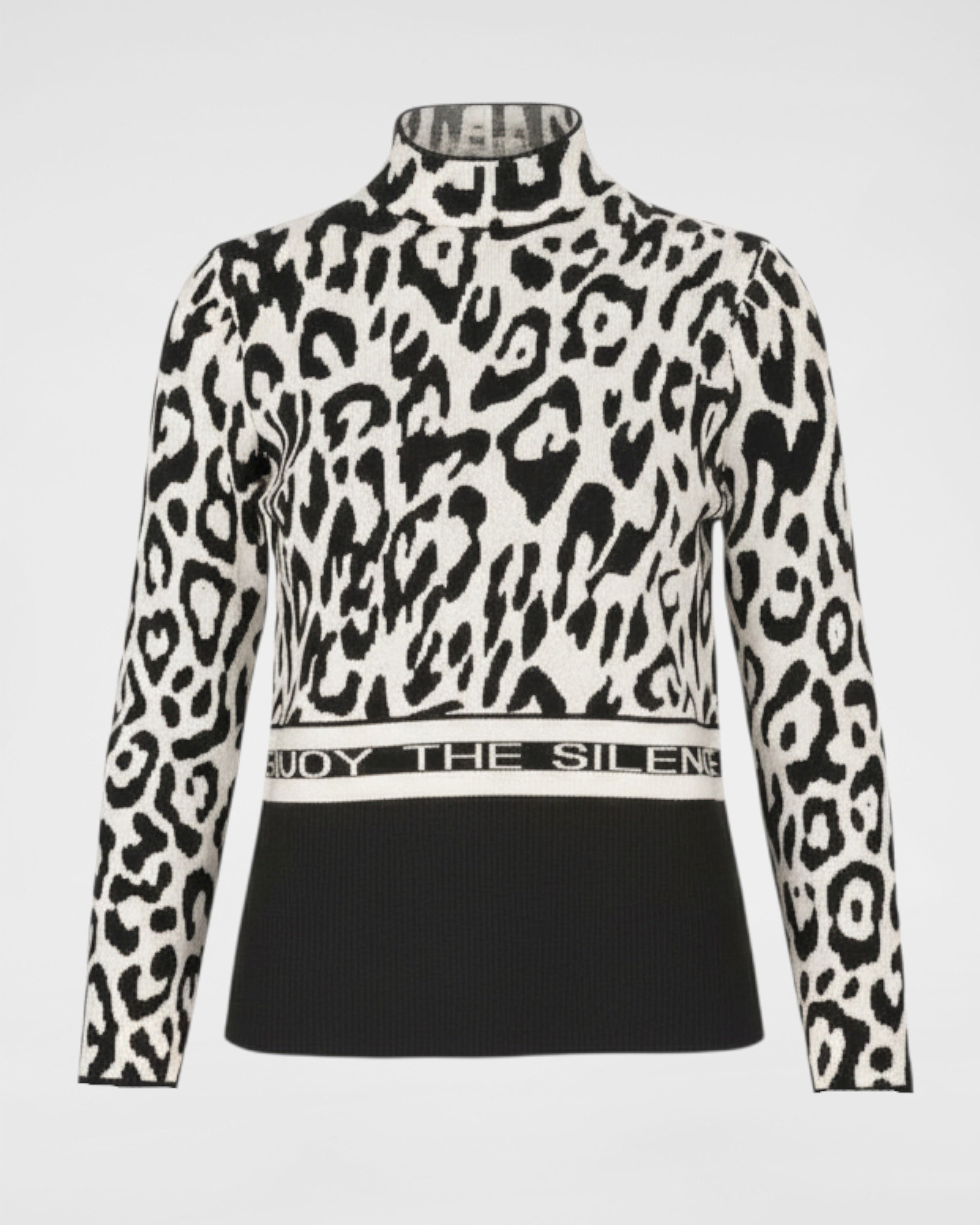 Pullover mit Leo-Print