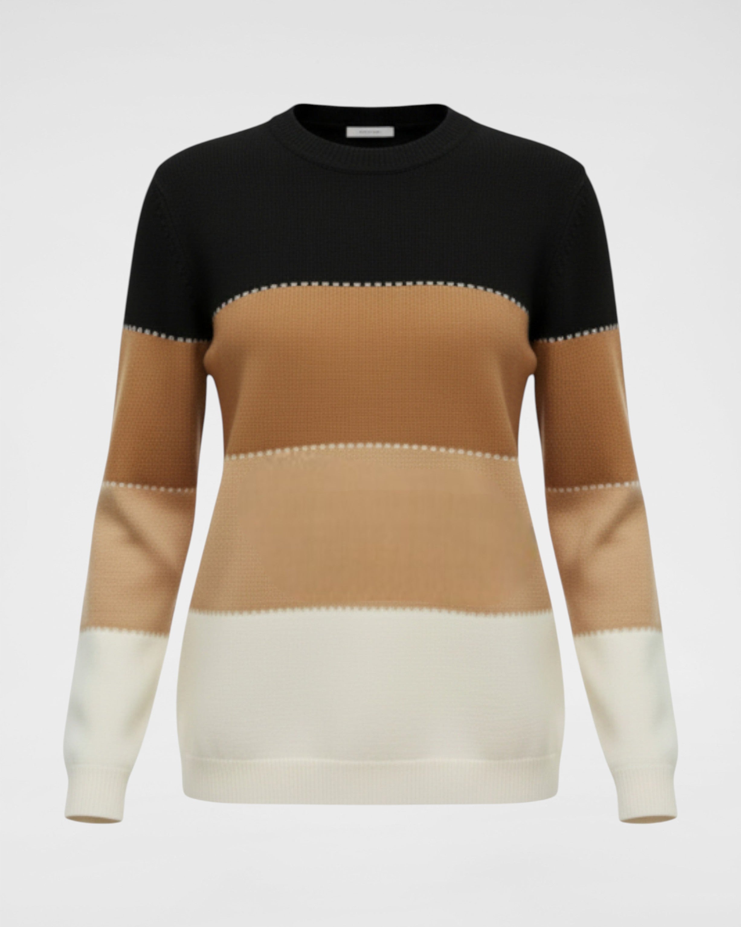 Pullover im Blockstreifen-Design