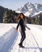 Pullover Half-&-Half mit Animal-Print