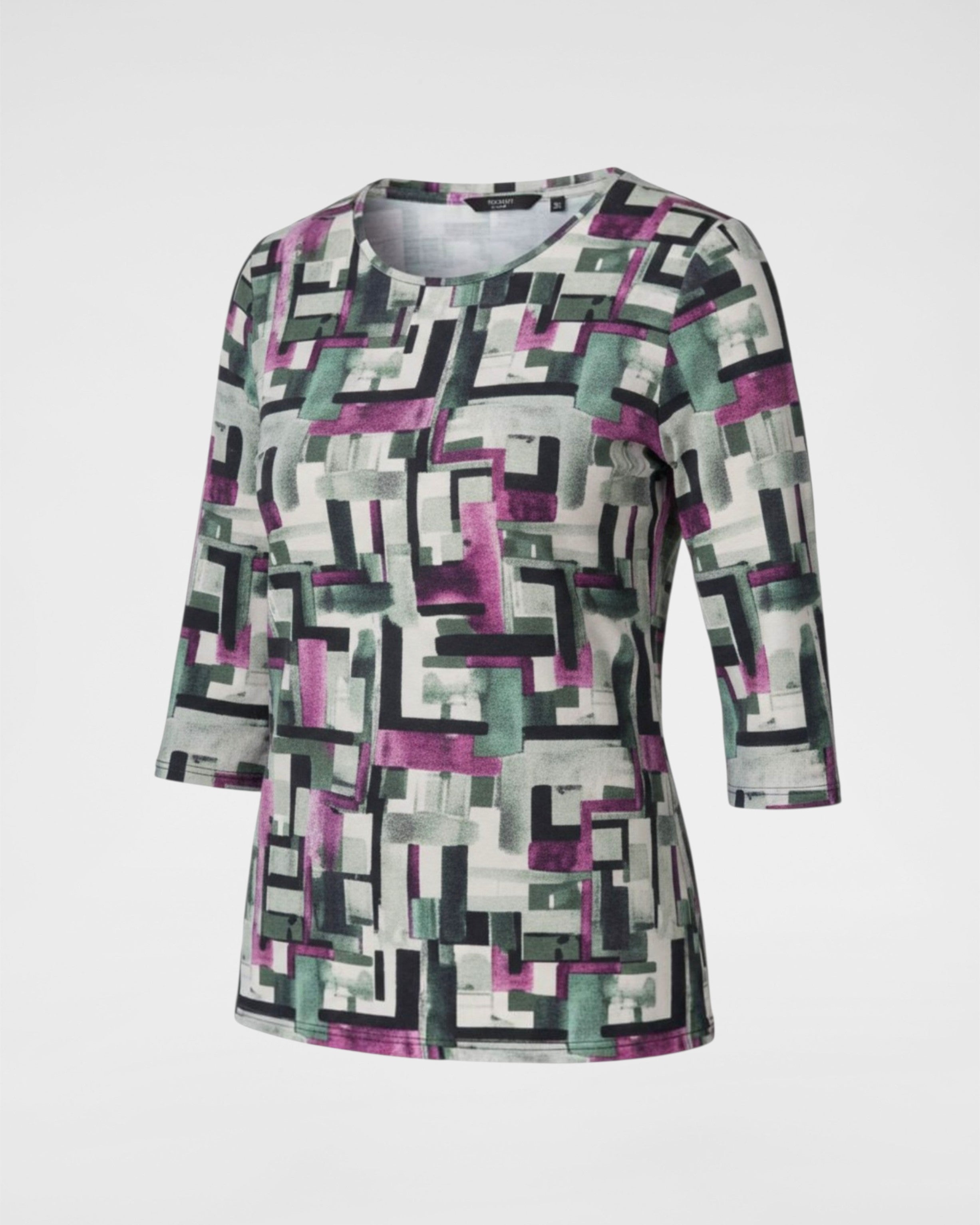 Shirt mit Geometrischem Print