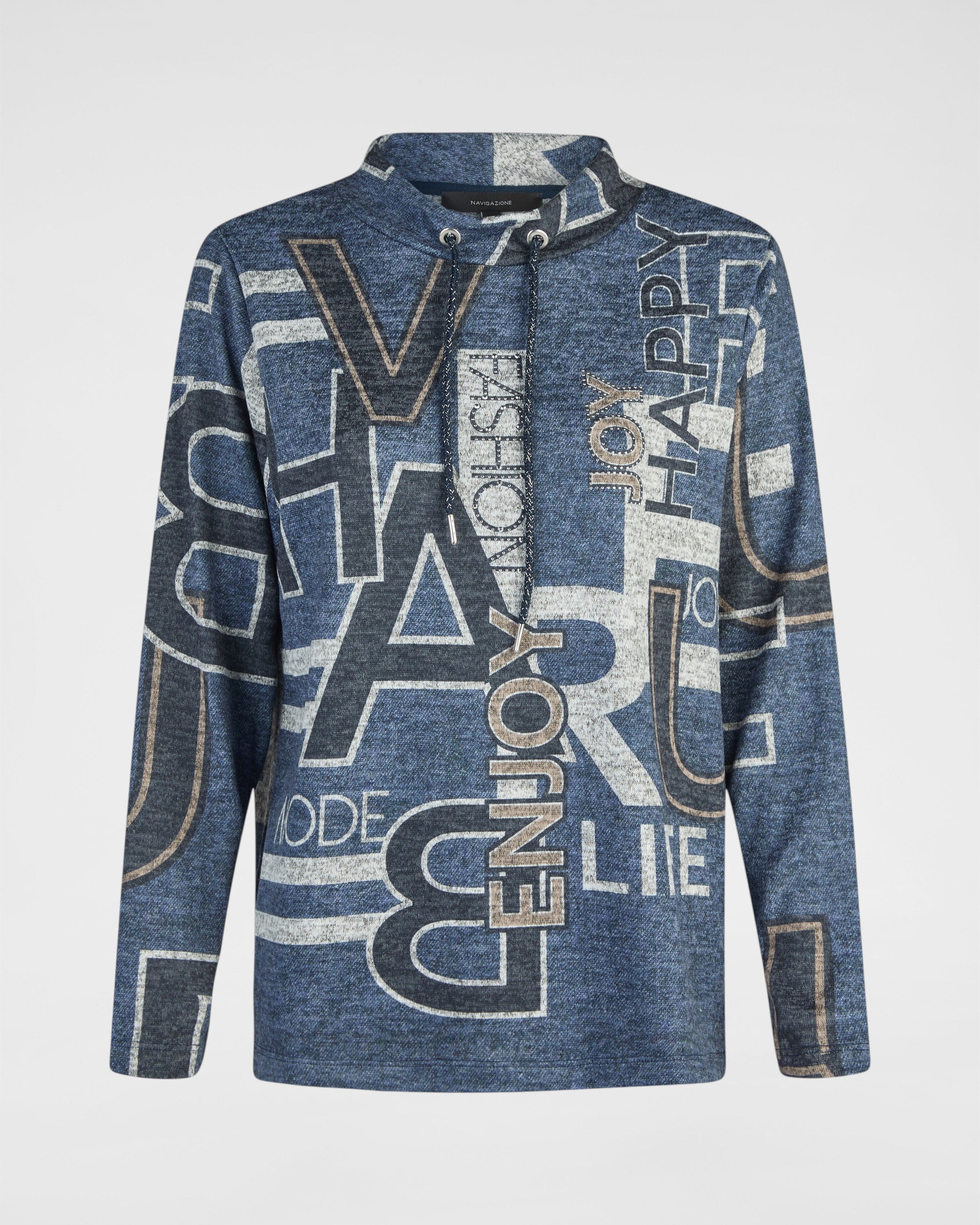 Langarmshirt mit Stylischem Print