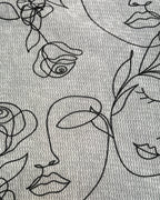 Line-Art Cord Hoodie