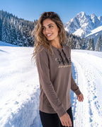 Langarmshirt „SHINE“ mit Leopard-Print & Glitzer