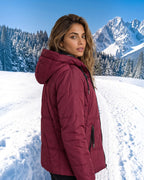 Steppjacke mit Kapuze