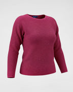 Feinstrick-Pullover mit Glitzer-Akzenten