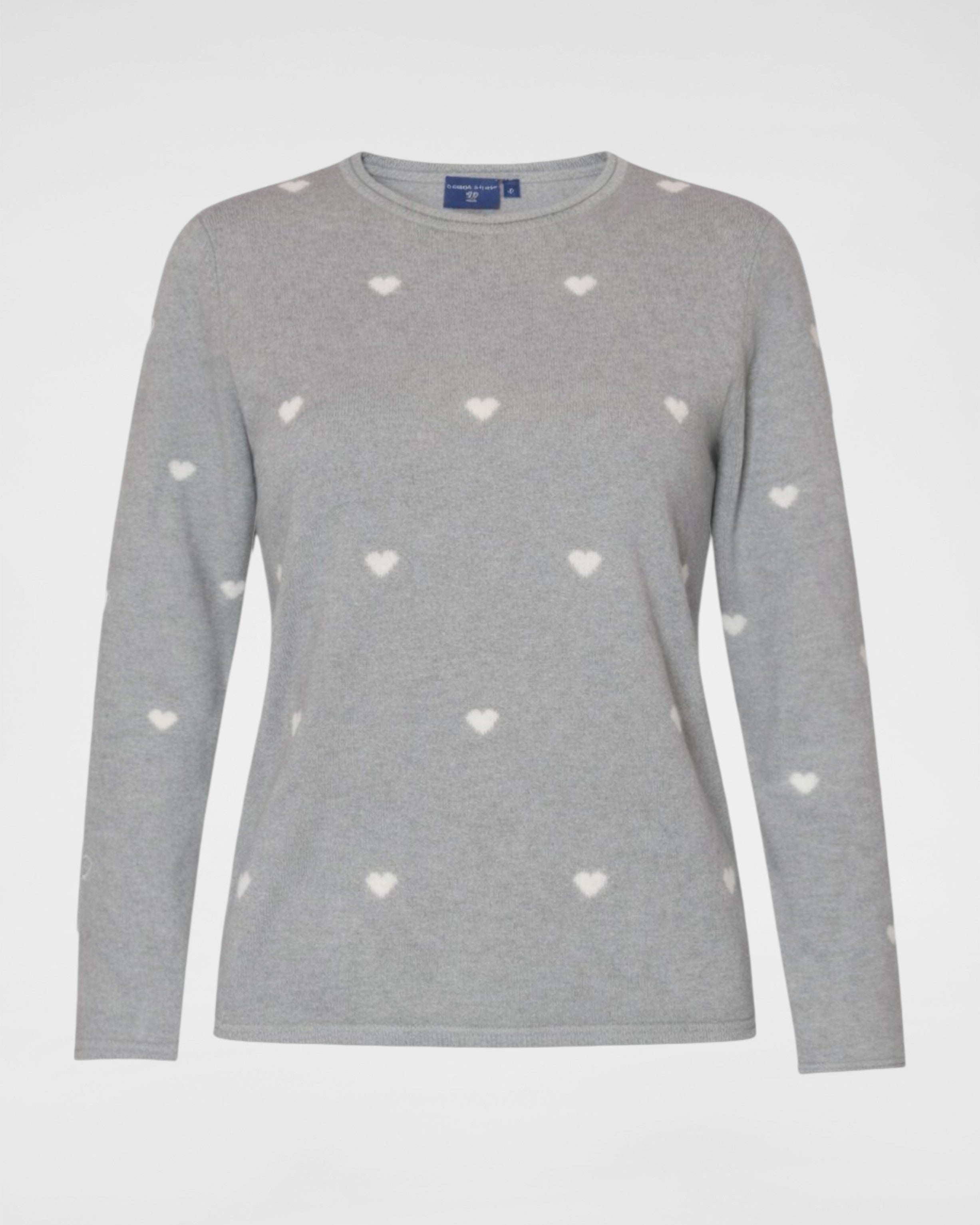 Pullover mit Herz-Muster