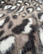 Federhaar Strickjacke