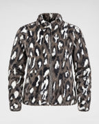 Federhaar Strickjacke