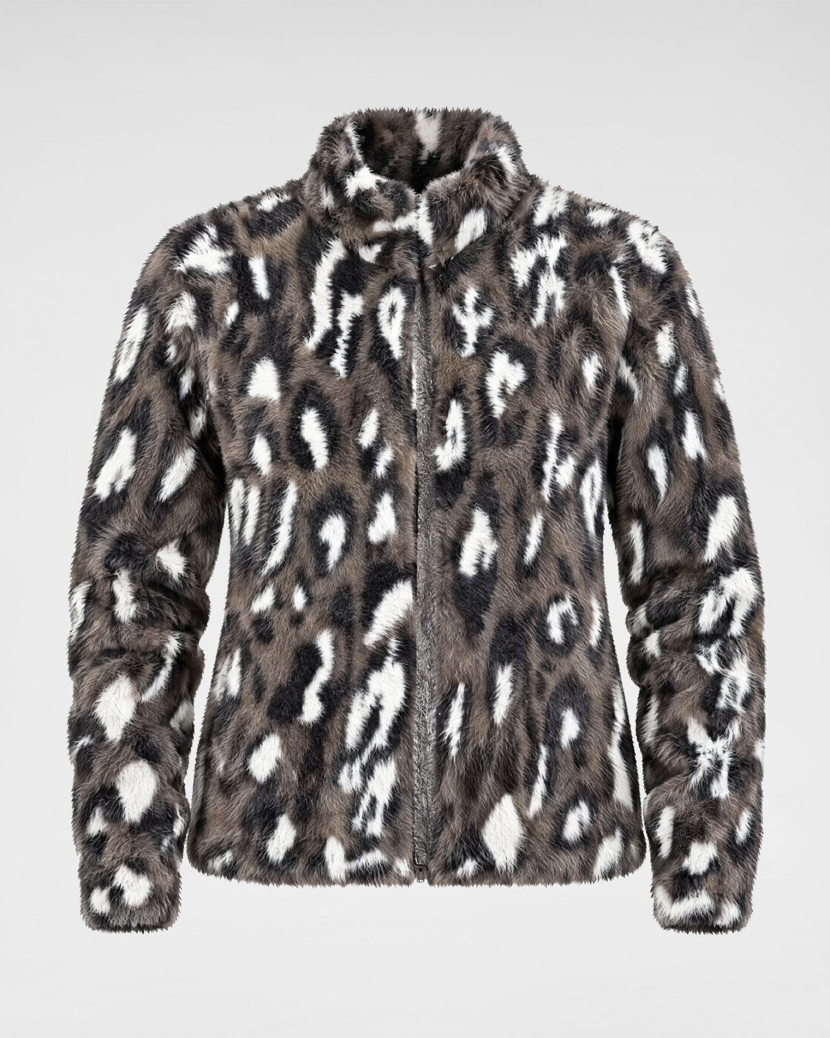 Federhaar Strickjacke