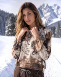 Langarmshirt mit Vintage-Print