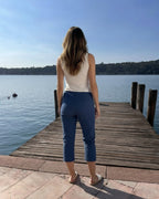 Damen Bengalin Caprihose „Anne“ – bequem, elastisch & perfekt für den Sommer