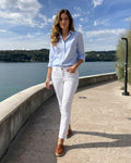 Weiße 5-pocket Jeans – Stilvoll & Vielseitig