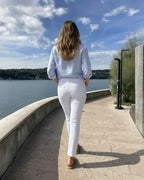 Weiße 5-pocket Jeans – Stilvoll & Vielseitig